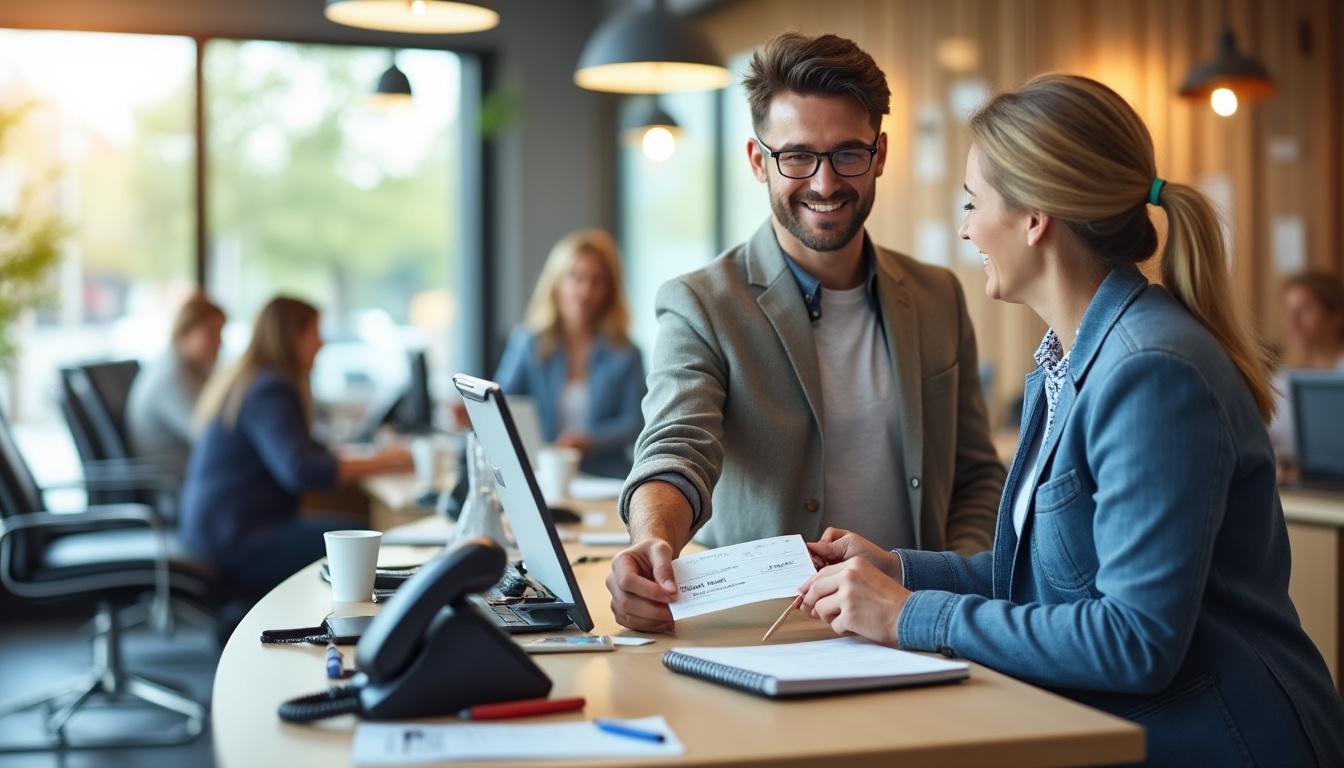 Illustration: Comprendre ce qu’implique un dépôt de chèque à la banque