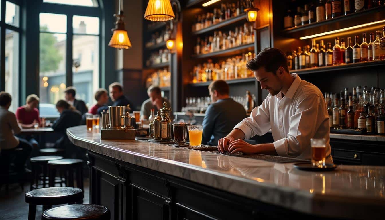 Illustration: Plongez dans l’univers du bar de la Banque à Rennes : histoire et identité du lieu