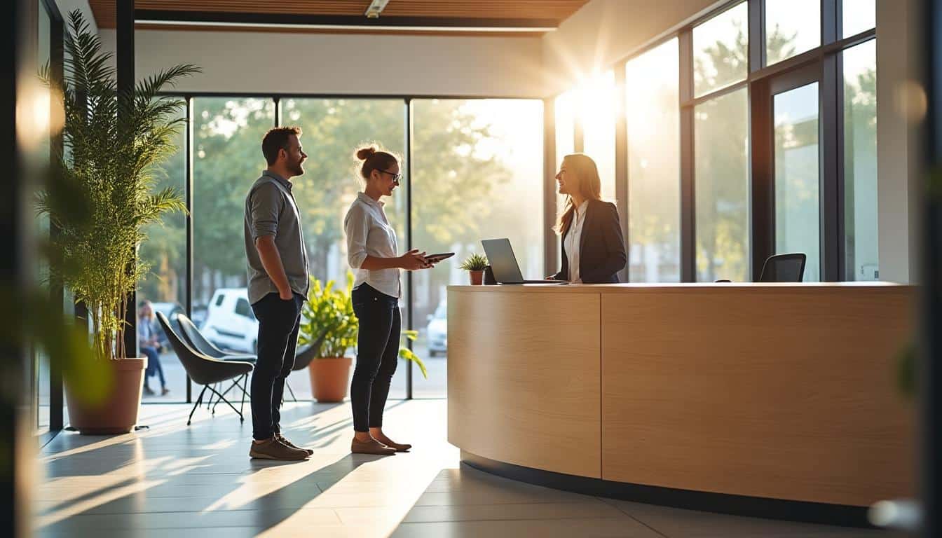 Hauteur de la banque d’accueil : guide pour un accueil ergonomique