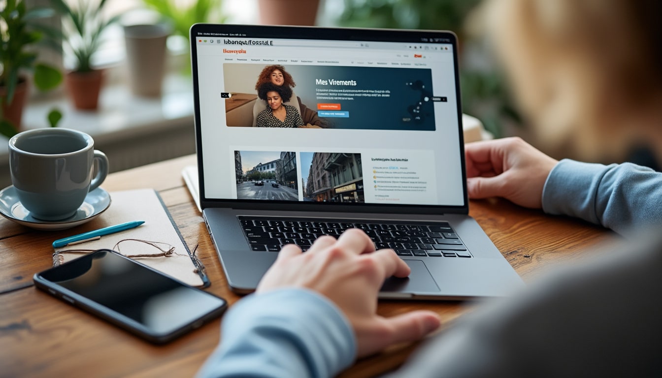 La banque postale.fr rubrique mes virements : gérer vos transferts en ligne facilement