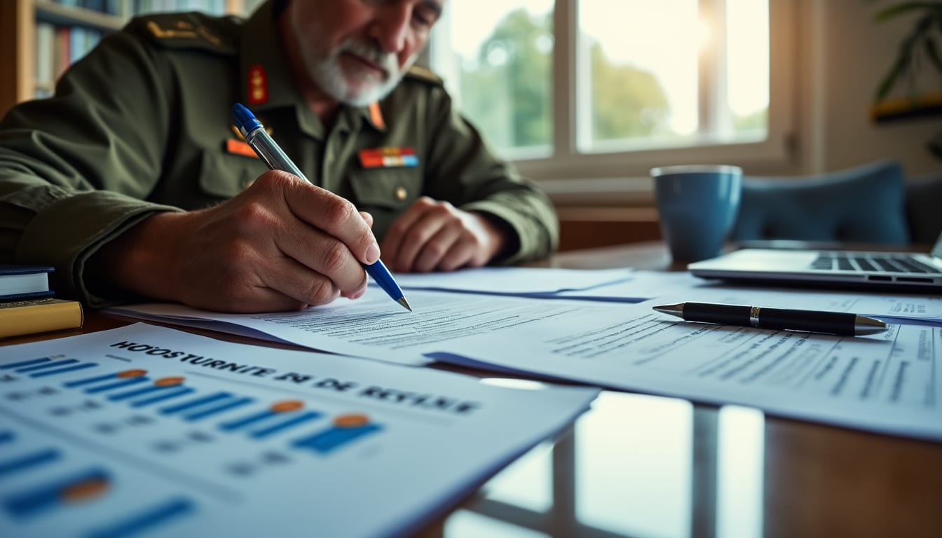 Illustration: Ce que signifient les trimestres de service militaire dans le calcul de la retraite