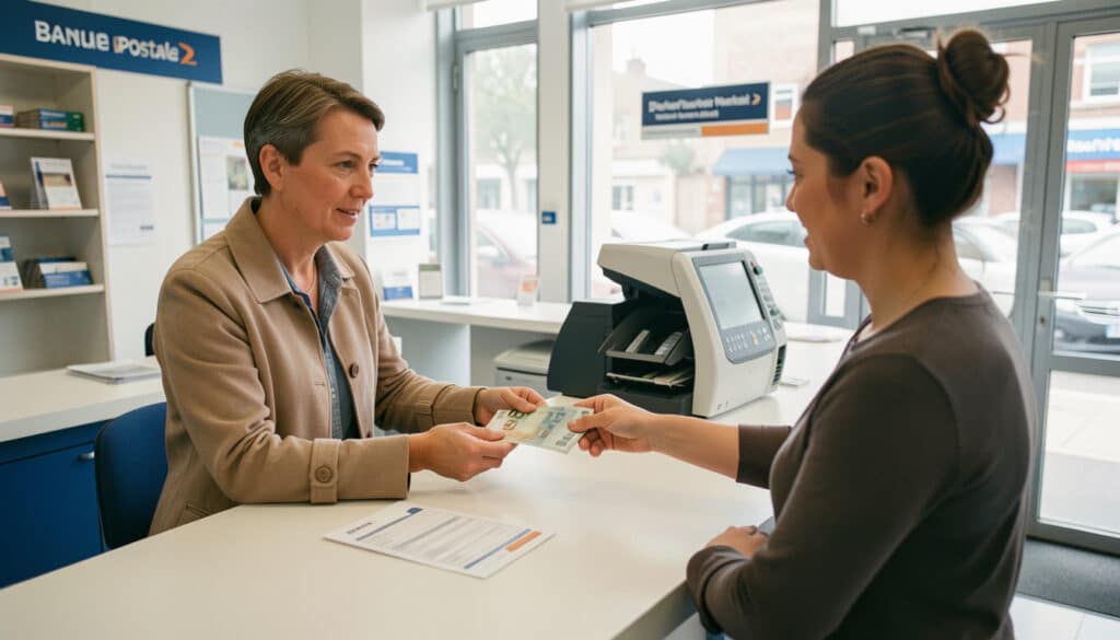 Déposer des espèces à la Banque Postale : règles